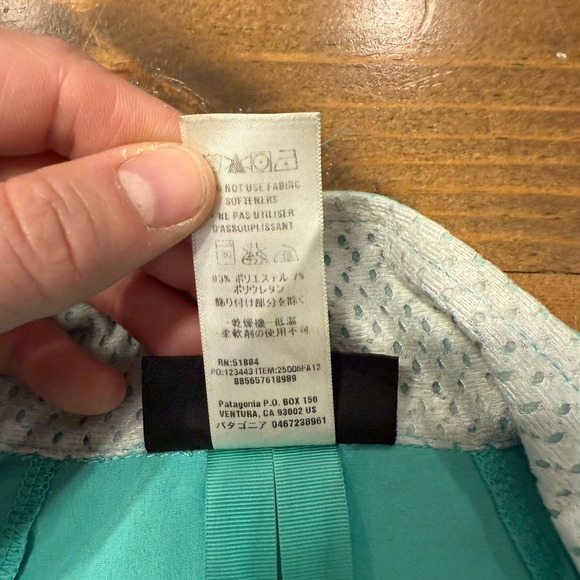 Patagonia Traverse Softshell Jacket Full Zip Turquoise Women Medium *READ* - Picture 6 of 8